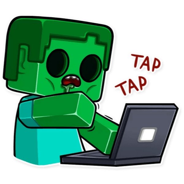 Стикеры по майнкрафту