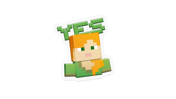 Стикеры майнкрафт