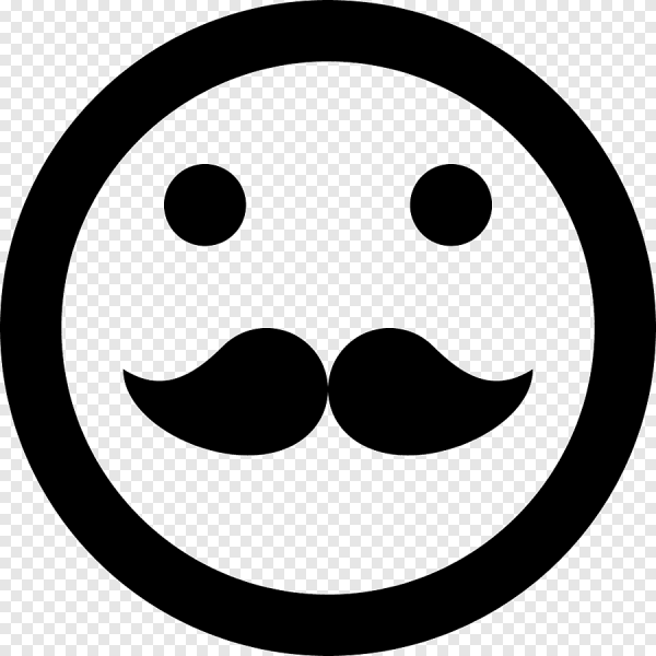 Смайлики чёрно белые