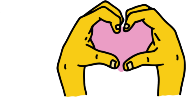 Сердечко руками без фона