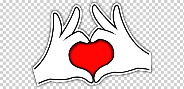 Сердце в руках вектор