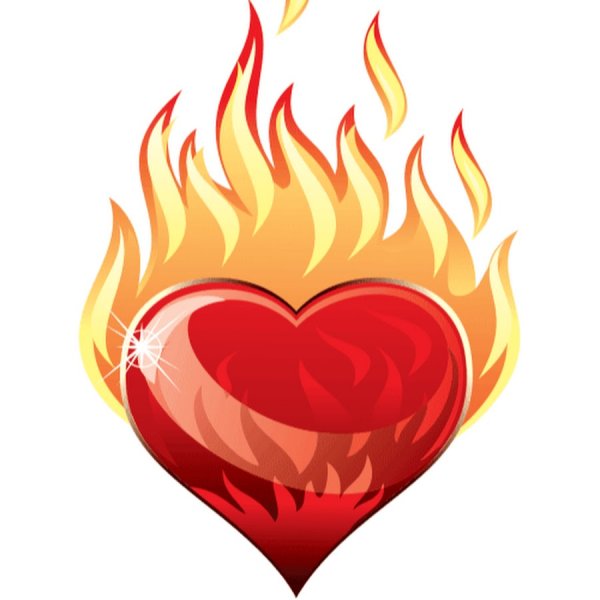 Сердечко в огне