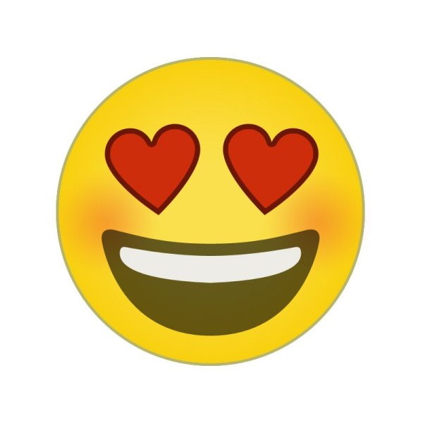 Смайлик с влюбленными глазами