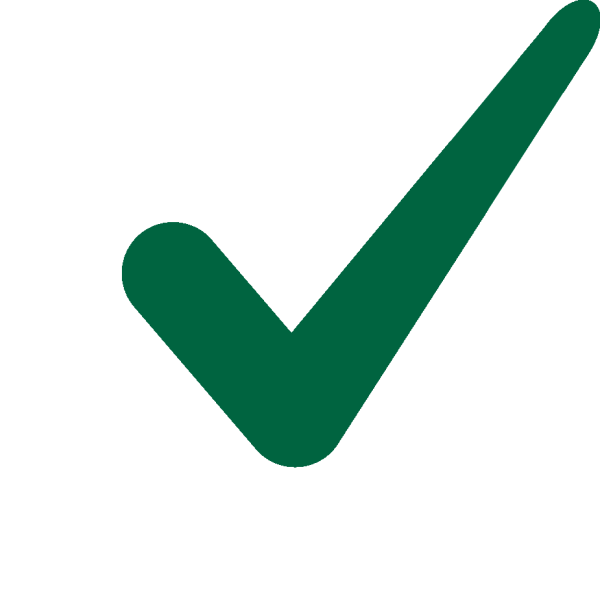 Салатовая галочка