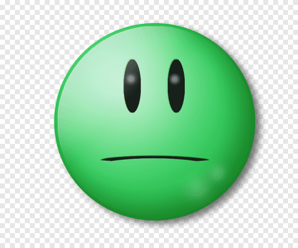 Зеленый смайлик