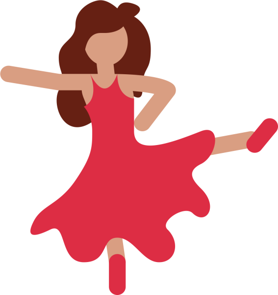 Танцы значок