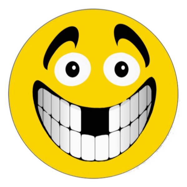 Смайл улыбка с зубами