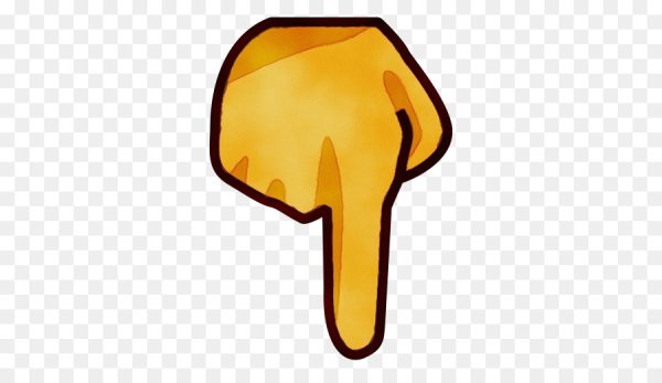 Указательный палец вниз