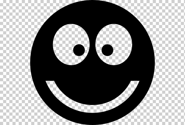 Черный смайлик