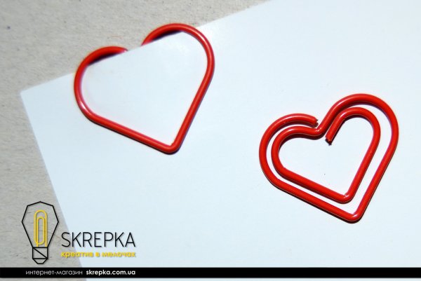 Сердечко из скрепки