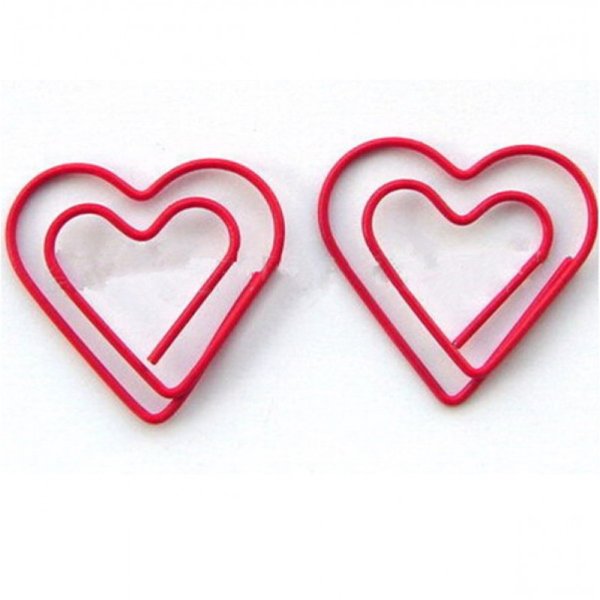 Скрепка в форме сердца