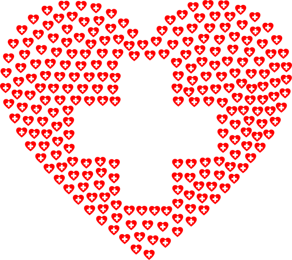 Скрепка канцелярская на прозрачном фоне