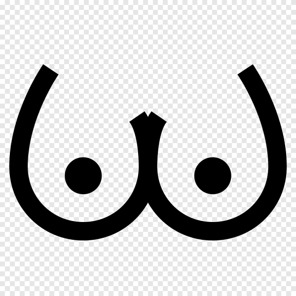 Грудь символами