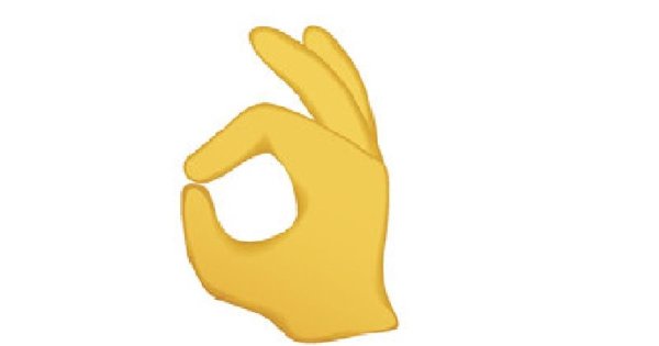 Жест ok эмодзи