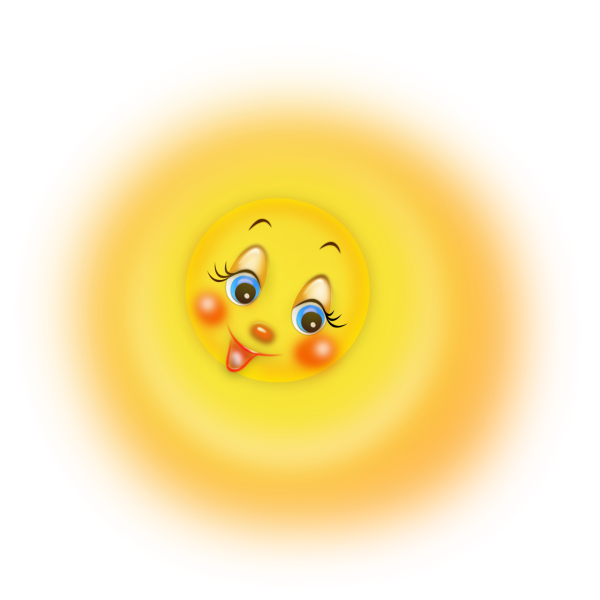 Солнце без лучиков