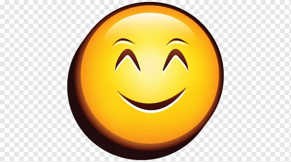 Смайлик с красными щечками