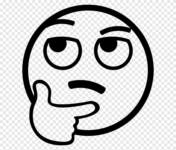 Задумчивый эмодзи