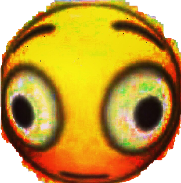 Смайл с выпученными глазами