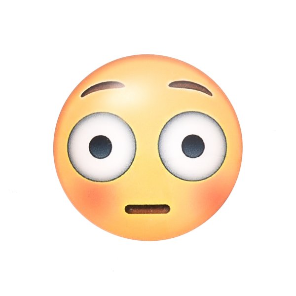 Смайлик с круглыми глазами