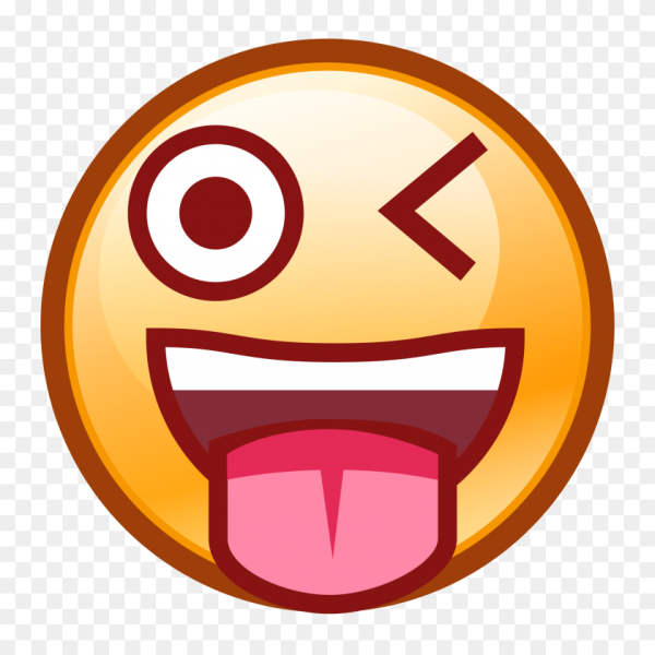 Смайлик с высунутым языком