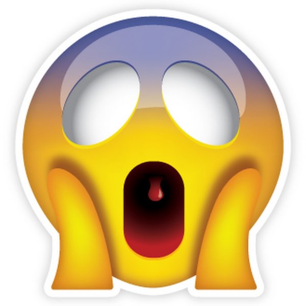 Эмодзи ужас
