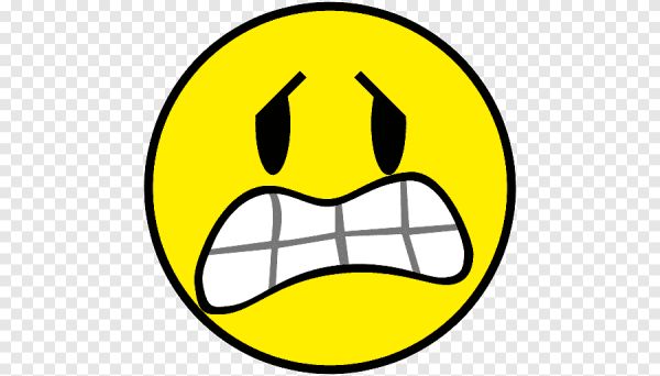 Страх на лице Смайл