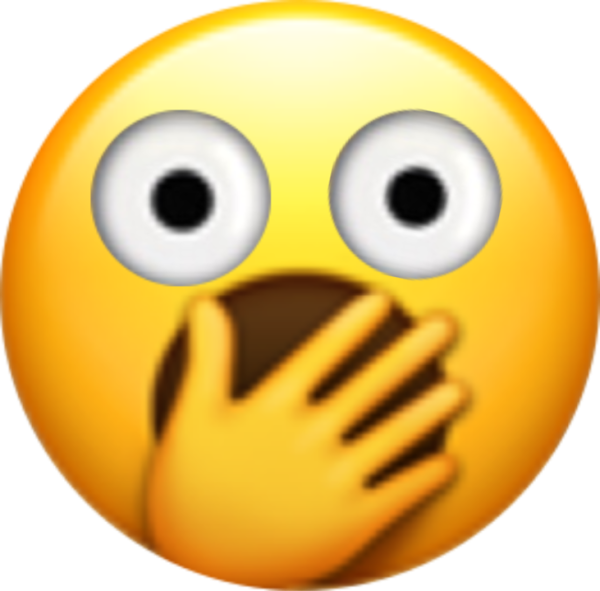 Удивленный смайлик