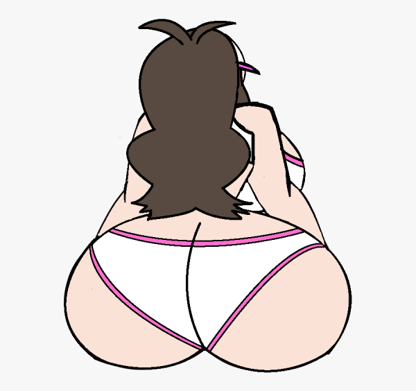 Попа рисунок