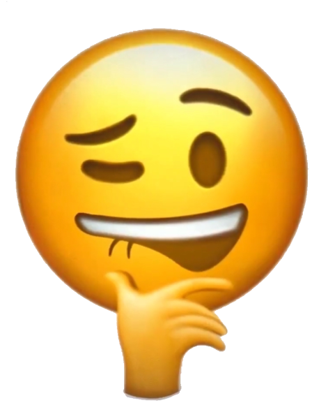 Смайлик с прикусанной губой