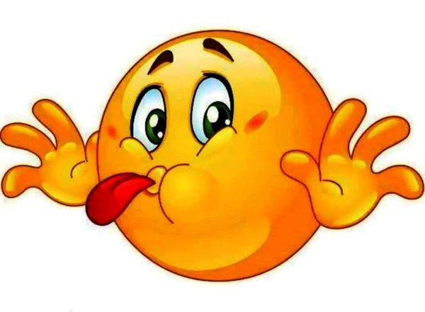 Смайлик показывает язык