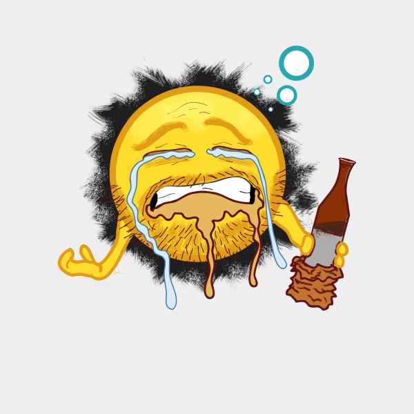 Смайлик с пивом