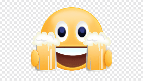 Смайлик бухает