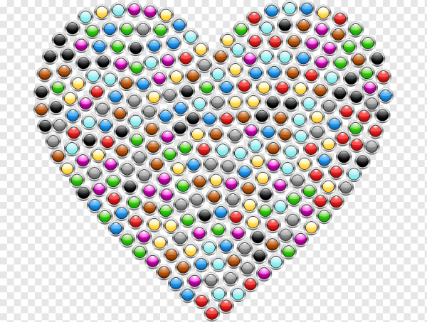 Красивые сердечки из смайликов