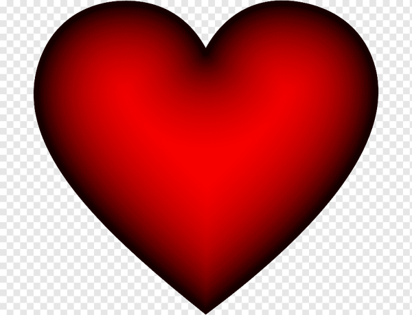 Красное сердечко смайлик