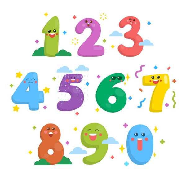 Смайлик цифра 1