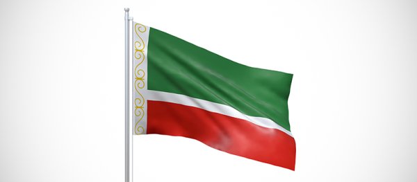 Флаг Чеченской Республики смайлик