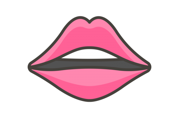 Смайлик губы трубочкой