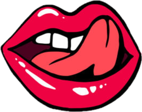 Губы стикер