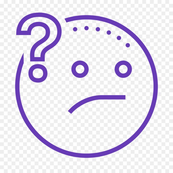 Смайлик с вопросительным знаком