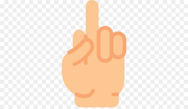 Смайл средний палец