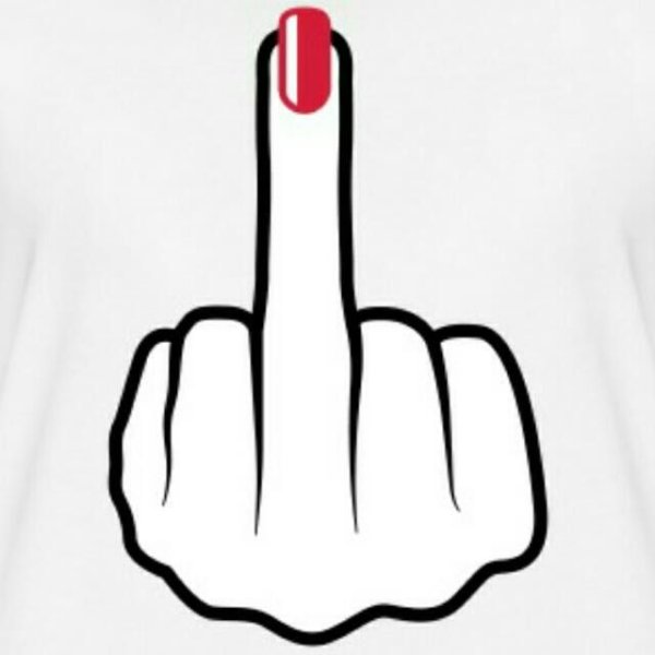 Средний палец на руке