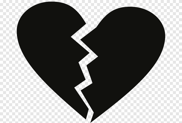 Чёрное разбитое сердце