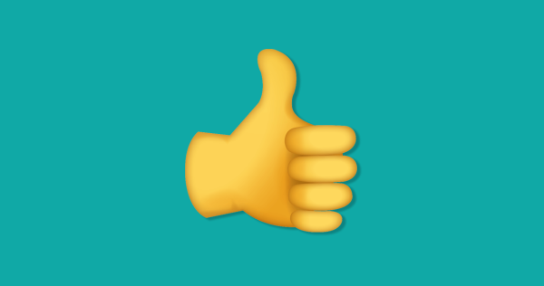 Смайл палец вверх