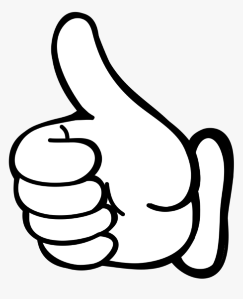 Рука с поднятым большим пальцем