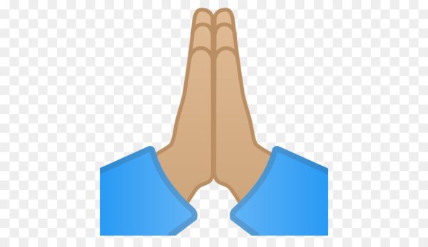 Смайлик руки молящегося