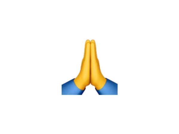 Значок сложенные ладони