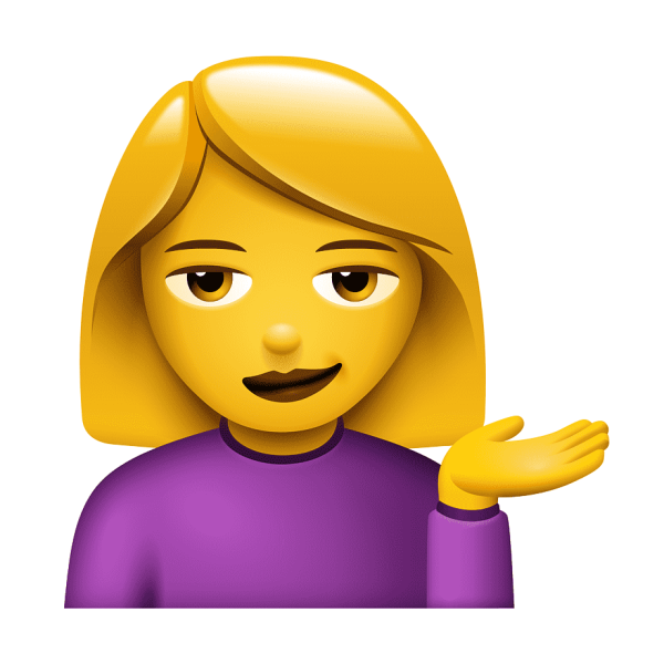 Смайлик девушка