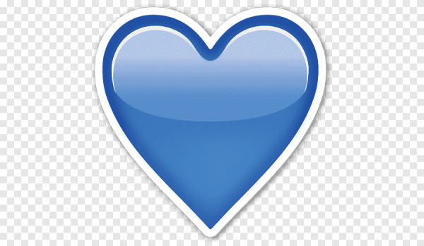 ЭМОДЖИ синее сердце