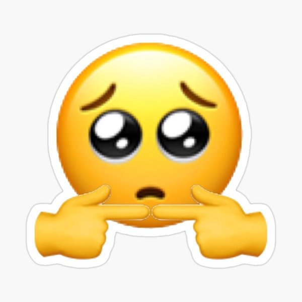 Грустный смайлик эмодзи