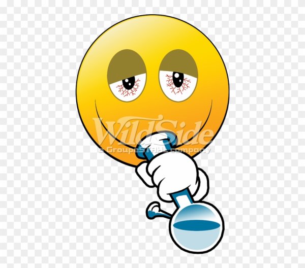 Курящий смайлик